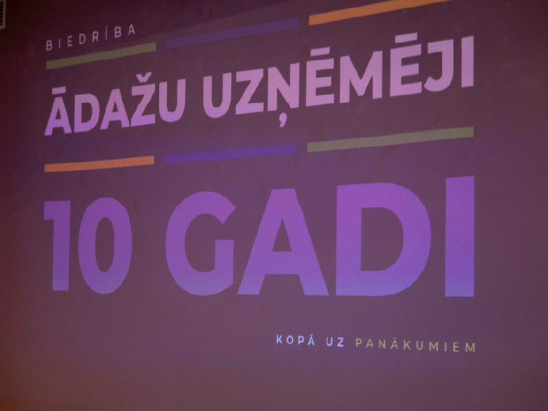 Ādažu Uzņēmēju biedrībai 10 gadi