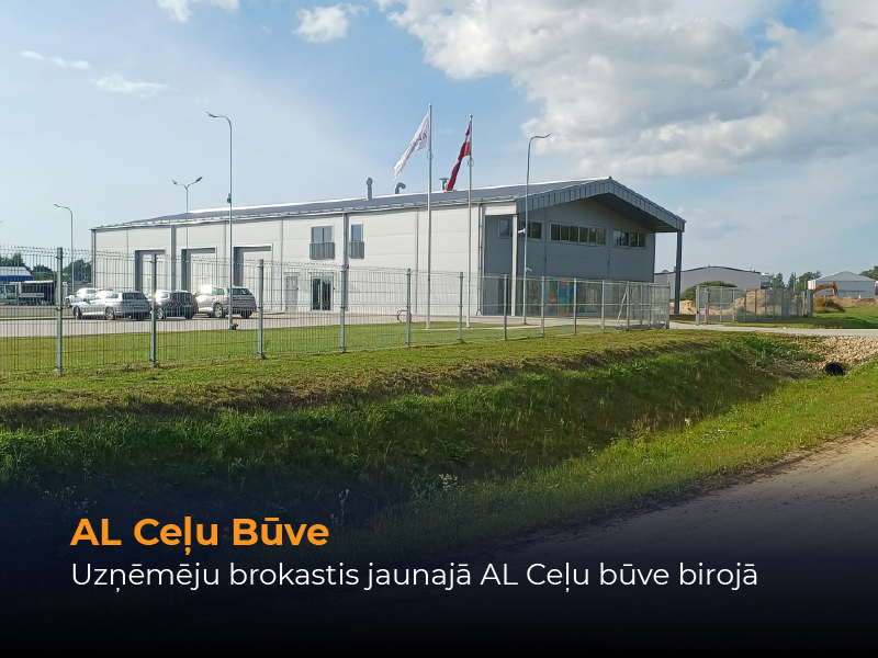 Uzņēmēju brokastis jaunajā AL Ceļu būve birojā