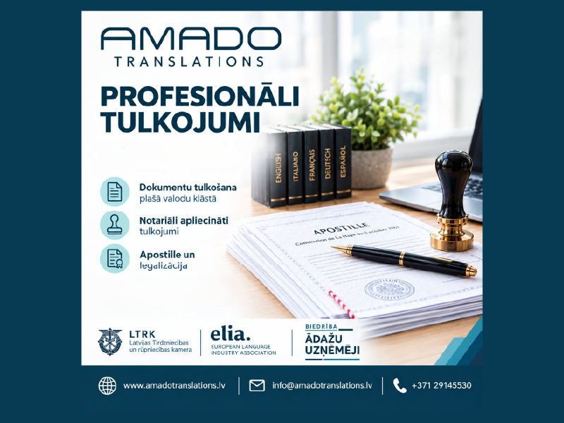AMADO Translations - Profesionāli tulkojumi