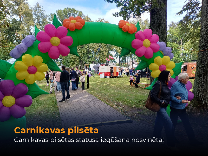 Carnikavas pilsētas statusa iegūšana nosvinēta!