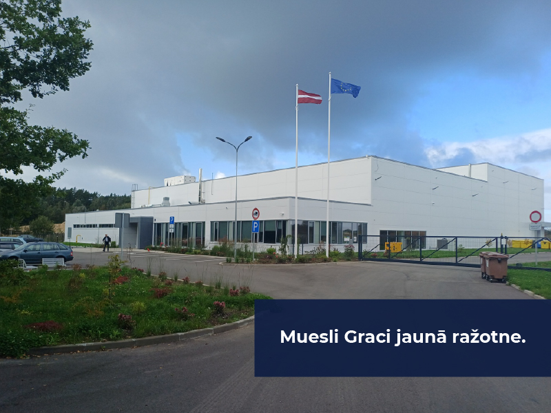 Muesli Graci jaunā ražotne