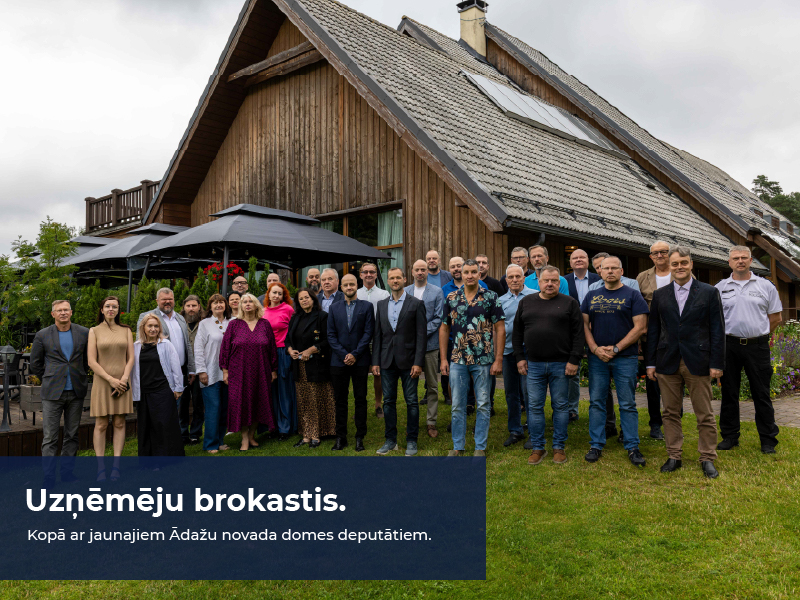 Uzņēmēju brokastis kopā ar jaunajiem Ādažu novada domes deputātiem.