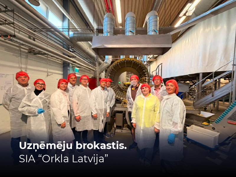 Uzņēmēju brokastis. SIA “Orkla Latvija”