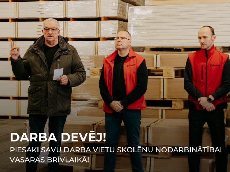 Uzsākta pieteikumu pieņemšana skolēnu nodarbinātības pasākuma īstenošanai 