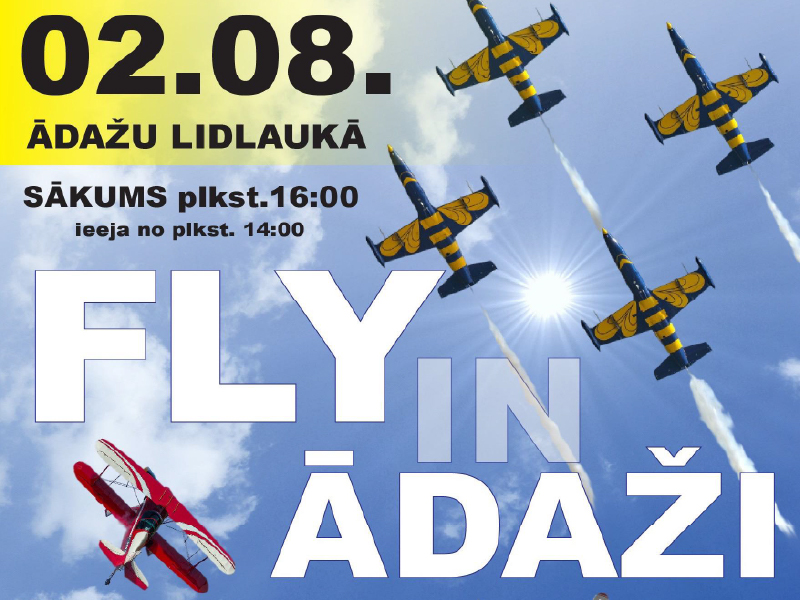 FLY IN ĀDAŽI lidlauka svētki