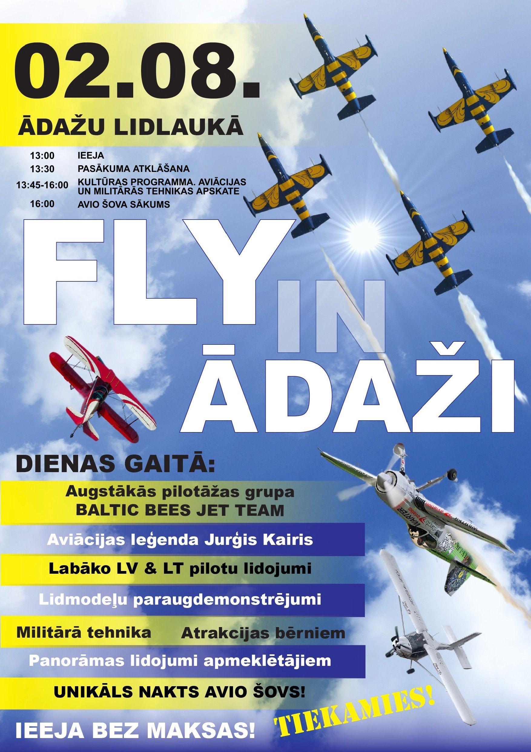 Fly in ādaži, lidlaika svētki, Ādažu novads